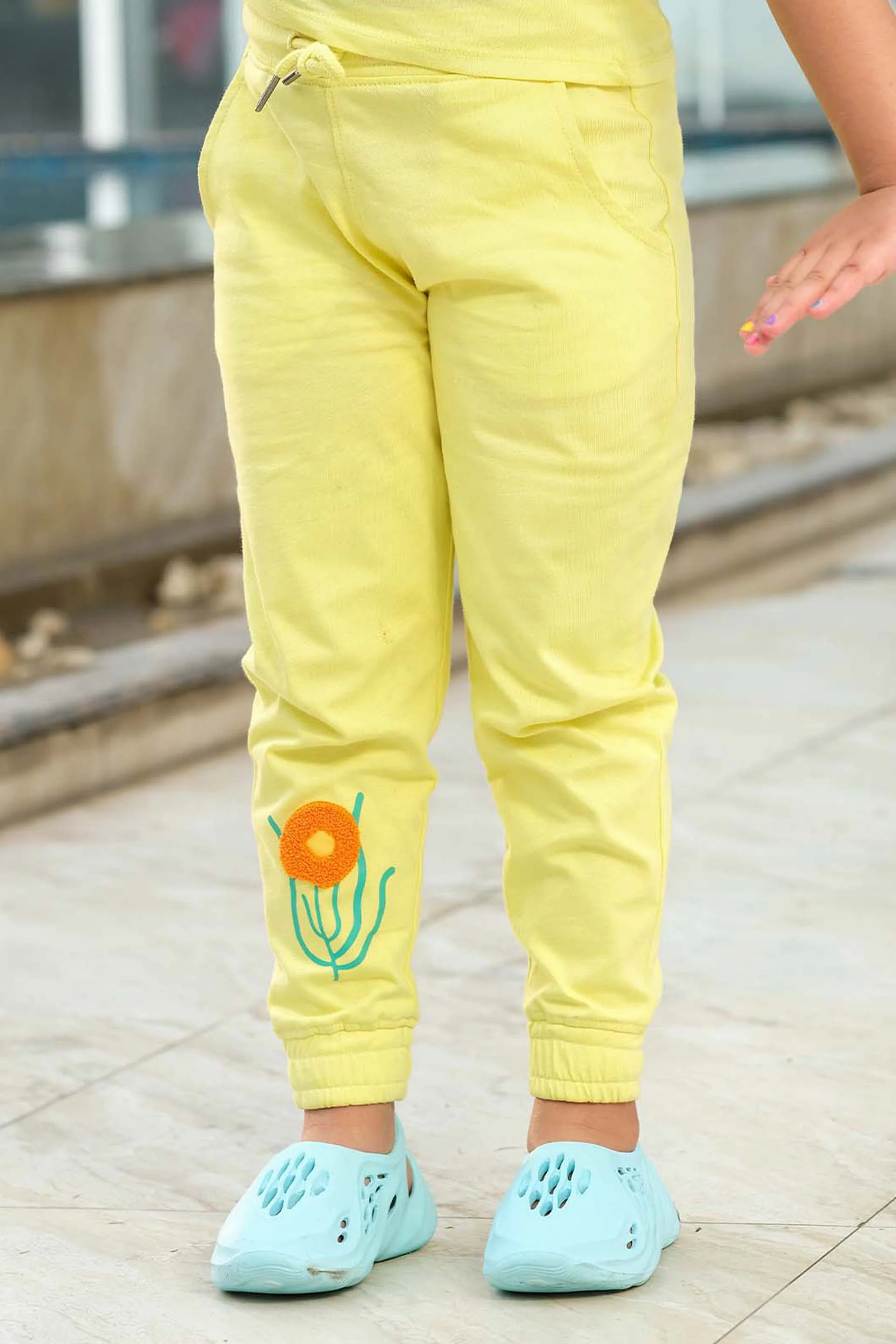 Embroidered Track Pants