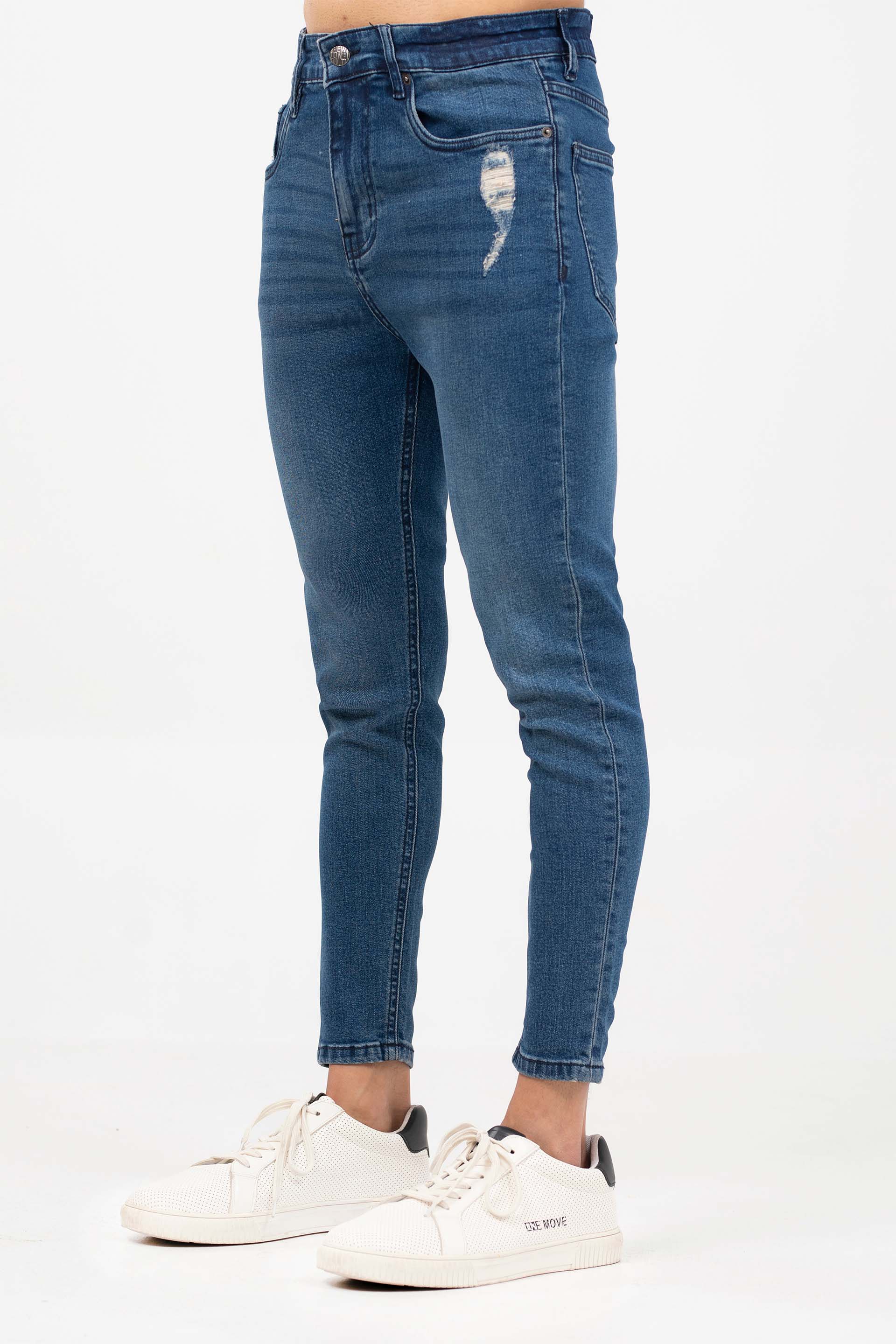 Cropped Tapered Jeans - Image 2
